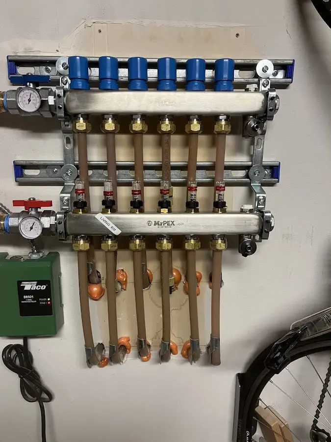 Plumber performing Gas Leak Detection at a residential property in Notre Dame